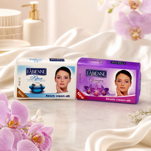 Fabienne 140 g Vegan Cream Toilet <b>Soap</b> with Cream Vaseline and Cucumber Variants for Gentle Daily Face and Body Custom Packaging - Product Image 1