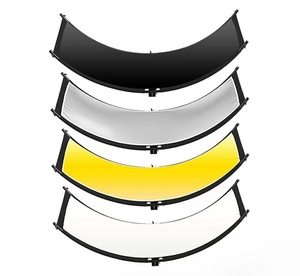 Réflecteur de lumière à coquille 180x60cm Arclight Diffuseur de lumière incurvé pour la photographie Tournage - Product Image 2