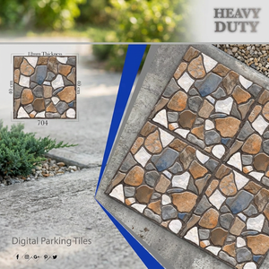 Carreaux de porcelaine imitation brique Vistaar, effet rustique, 400x400mm, antidérapants, pour extérieur, usage intensif - Product Image 6