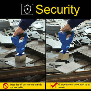 लियुई 30 किलोग्राम और 50 किलोग्राम भार उठाने की क्षमता विद्युत-स्थायी चुंबकीय पिक-अप डिवाइस चुंबकीय हाथ लिफ्टिंग और वेल्डिंग सहायक उपकरण - Product Image 3