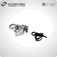 Abrazaderas de Aluminio TUV para Luces de Escenario Plegables, Giratorias, con Ojo Lateral, Gancho Estrecho, Abrazadera Global para Truss de Iluminación de Escenario