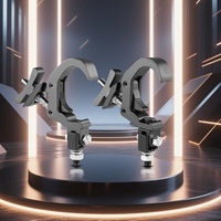 AICPOSE - Gancho de Iluminación Plegable para Escenario con Capacidad de Carga de 200 kg, para Tubos de 48-62 mm de Diámetro