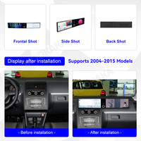 Navigation GPS Android double écran 12,3 pouces pour Volkswagen Touran 2004-2015, autoradio multimédia, lecteur vidéo