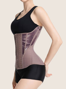 Vente directe usine Langqin – Ceinture de maintien ferme pour femme, haute compression, épaisse, écologique, antibactérienne, respirante, avec design en maille - Product Image 3