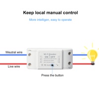 Prise électrique intelligente WiFi 10A à économie d'énergie avec prise pour maison intelligente (EU/US/UK)