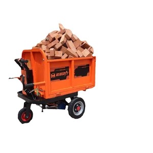 Chariots à main électriques Dépoussiéreurs Camions à benne basculante pour la manutention de matériaux de chantier Transport efficace de briques de ciment et de sable - Product Image 4