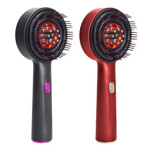 Spazzola Massaggiante Anticaduta per Cuoio Capelluto con Luci LED Rosse, Pettine Vibrante per la Crescita dei Capelli, Dispositivo Massaggiatore per la Testa - Product Image 2