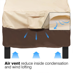 <span class=keywords><strong>Housse</strong></span> de <span class=keywords><strong>protection</strong></span> contre les intempéries empilable et imperméable pour chaise de <span class=keywords><strong>salon</strong></span> de <span class=keywords><strong>jardin</strong></span> extérieur - Product Image 3