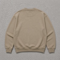 Sweat-shirt col rond personnalisé épais avec impression 3D en relief, en molleton de coton, coupe oversize, style streetwear, pull pour homme, fabricant