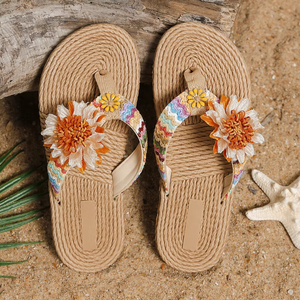 New Arrival Women EVA Thick Heel Beach Sandals Heightening <b>Clogs</b> Round Toe Fashion Summer Slip-On Flip Flops - Product Image 1