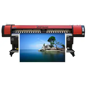 Graphking mürekkep püskürtmeli yazıcılar çift baskı kafası XP600 1.8m/2.5m/3.2m geniş format yazıcı işareti afiş roll up BASKI MAKİNESİ