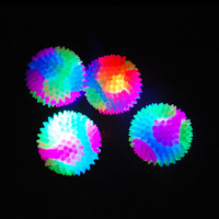 Vente en gros Jouets pour animaux de compagnie amusants et sensoriels clignotants à LED Jouets élastiques lumineux pour chiens et chats Jouets interactifs à pointe clignotante en caoutchouc TPR
