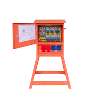Caja de Distribución YiHe YHACS de Acero para Obras de Construcción, de Tres Niveles, Multicorriente, 2 Canales, 380V, IP44