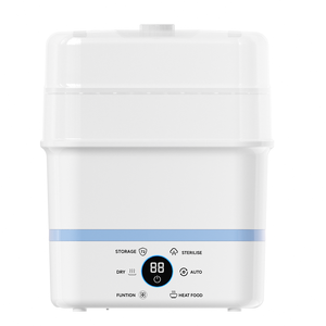 Stérilisateur et sécheur à vapeur électrique pour biberons, sans BPA, grande capacité pour 8 biberons, multifonctionnel, 700W, FCC - Product Image 1