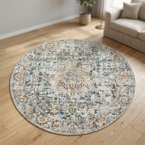 Alfombra moderna de suelo redondo para sala de estar, superventas - Product Image 2