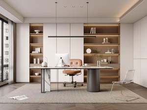 Luxury New Modern Bookshelf Partition Decorative Storage Cabinet <b>Bookcase</b> <b>Wood</b> Bookshelf - Product Image 5