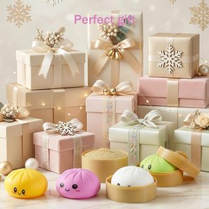 Dumpling <b>Squishy</b> Toys Colorful Stress Balls TPE Material Fidget Toys For Kids Age 5 To 7 Years Unisex - Product Image 6
