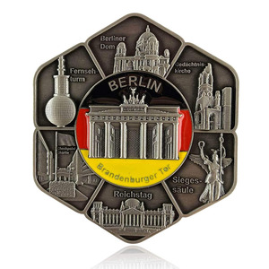 고품질 아연 합금 아트 데코 맞춤형 모양 냉장고 자석 베트남 런던 독일 기념품 냉장고 자석 - Product Image 2