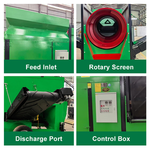 Servicio Personalizado Avanzado, Bajo MOQ, Fabricante Mayorista, Motor Eficiente para Compostaje de Fertilizantes Orgánicos con Tambor Rotatorio Móvil - Product Image 4