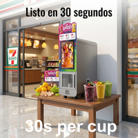 VELLOC Zelfreinigende Commerciële Blender RVS 304 Mes 98L Capaciteit Automatische Smoothie Machine Vers Fruit Diepvriesbeker