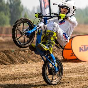 Vélo électrique pour enfants, vélo tout-terrain pour enfants avec moteur 650W pour la compétition sportive BMX, moto de course V1 pour enfants - Product Image 1