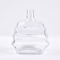 Bouteille de whisky et de vin de luxe personnalisée avec estampage à chaud, capacité personnalisable pour l'affichage en bar