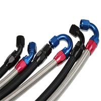 Tuyau d'huile tressé en fil d'acier inoxydable 304 NBR/CPE -4AN -6AN -8AN -10AN -12AN -16AN -20AN
