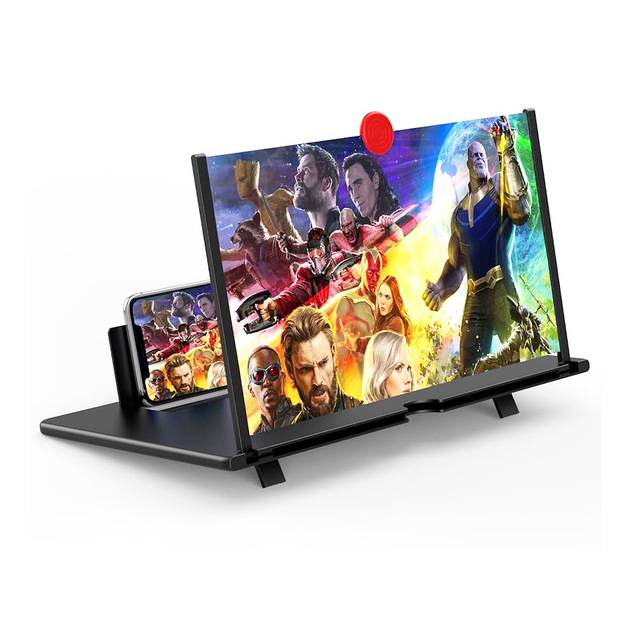 Nice Looking 10 12 Inch Screen Magnifier 3d Hd Mobile Phone Magnifier Projector Screen for Movies Videos