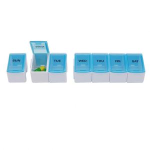 กล่องใส่ยาแคปซูลหลากสีสัน 7 ช่อง สำหรับจัดเก็บยาเพื่อสุขภาพประจำวัน - Product Image 2