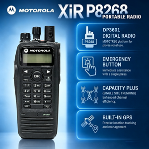 วิทยุสื่อสารแบบพกพา XiR P8268 DMR ดิจิตอล/อนาล็อก สองโหมด พร้อม GPS ปุ่มกดครบชุด ระยะไกล - Product Image 4