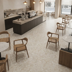<span class=keywords><strong>Parquet</strong></span> géométrique vintage SPC, revêtement de sol vinyle rigide imperméable, écologique, texture bois artistique moderne EIR pour intérieur - Product Image 2
