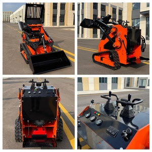 Mini-chargeuse compacte multifonctionnelle pour travaux extérieurs, déneigement et terrassement, avec roues sur chenilles et godet étroit, personnalisable, livraison rapide gratuite - Product Image 5