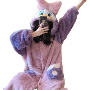 <span class=keywords><strong>Pigiama</strong></span> <span class=keywords><strong>in</strong></span> <span class=keywords><strong>Pile</strong></span> Termico di Poliammide per Donna, Camicia da Notte Invernale con Cartoni Animati, <span class=keywords><strong>Taglie</strong></span> Forti, Abbigliamento da Casa - Product Image 5