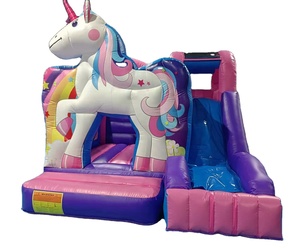 Sac emballé unisexe PVC noir imprimé Logo <span class=keywords><strong>cheval</strong></span> de mer drôle intérieur gonflable videur toboggan Combo unisexe château plein d'entrain maison de rebond - Product Image 1