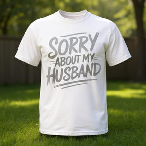 Lo siento por mi camiseta con la frase 'Mi marido/mujer' - Product Image 3