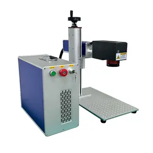 Machine de marquage laser à fibre de focalisation dynamique 3D avec source laser à fibre Raycus JPT pour matériau de surface incurvé