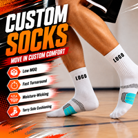 Nouvelles chaussettes de sport pour équipes, design personnalisé, logo, chaussettes mi-mollet pour le basketball, confortables, pour hommes, pour la gym, le sport et la course à pied