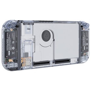 Clear Glacier Blue Full Replacement Shell for Nintendo <b>Switch</b>, Transparent Console Housing - Product Image 6