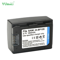 Batería de Repuesto IA-BP105 de Iones de Litio para Videocámara, 3.7V 1800mAh, para Samsung HMX-F80 F90 H200 Q10, Videocámara Digital Portátil