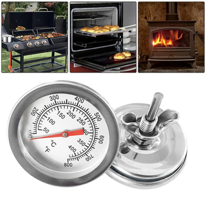 Termómetros para Barbacoa, Termómetro para Horno, Termómetros para Carbón, Medidor de Temperatura, Accesorios para Barbacoa, Material Metálico - Product Image 2