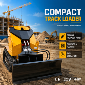 ENVÍO GRATUITO Directo de Fábrica: Minicargadora con Dirección Deslizante y Hoja de Bulldozer para Construcción, Agricultura, Jardinería y Proyectos para Distribuidores - Product Image 2
