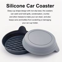Grenzüberschreitende Silikon-Autotassenmatte für die Mittelkonsole, rutschfeste, kreative, universell passende Silikon-Untersetzer für Getränkehalter, modern