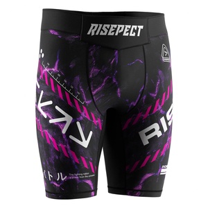 Shorts de compression Vale Tudo durables pour hommes, matière respirante, antidérapants, parfaits pour les arts martiaux, BJJ, MMA - Product Image 5