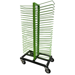 Jh-mech 8x12 inch dễ dàng làm sạch 30 Kệ mạnh mẽ và kiểu dáng đẹp duy nhất trượt Bảng hàng đầu kim loại gấp khô giá cho bức tranh - Product Image 2