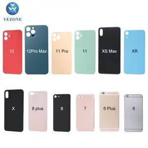 Original back cover housing for iphone 6 7 8 x xr xs 10 11 12 13 pro max back glass frame change for iphone x to 14 pro housing