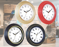 Jam Dinding Mewah Modern Layar Besar 13 Inci, Warna Cerah, Desain Dial, Cocok untuk Rumah, Kantor, Hotel, Toko, Dekorasi Berkualitas Harga Terjangkau