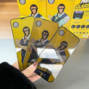 Película templada de pantalla de privacidad GH13 Gorilla, adecuada para Apple 11 12 13 14 <span class=keywords><strong>15</strong></span> 16PROMAX película protectora de pantalla completa antiestática - Product Image 4