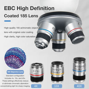 Microscopio Binocular Profesional 40-1600X, Microscopio de Laboratorio al por Mayor para Educación en Laboratorio - Product Image 5