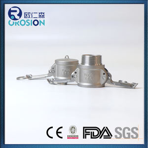 Acoplamiento hidráulico rápido de acero inoxidable Tipo <span class=keywords><strong>DR</strong></span> Acoplamiento rápido Superficie Lisa Material de aluminio - Product Image 3