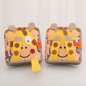 2024 New Montessori Toys Deer Quiet Soft Cloth Toddler Toddlers <b>Book</b> Felt Busy Board Basic Skills - Product Image 1